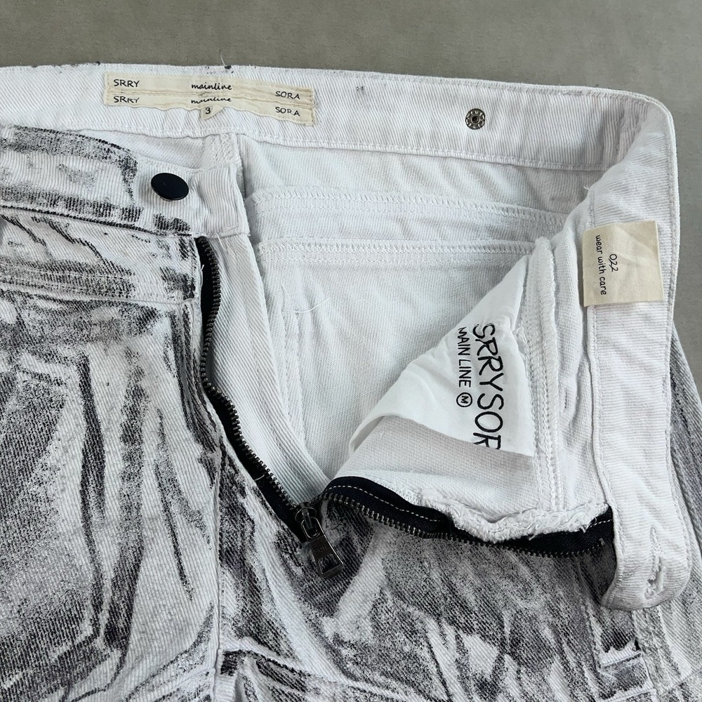 Srry Sora Mainline Bondage Cargo Japanese Handcrafted Denim Size 32 Rick Owens - Picture 7 of 16